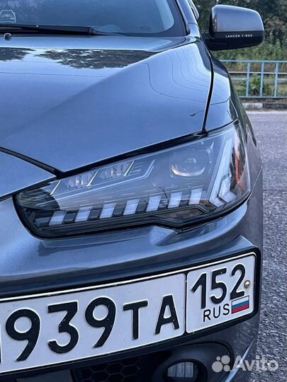 Mitsubishi lancer X LED Тюнинг Оптика Фары D4VE3