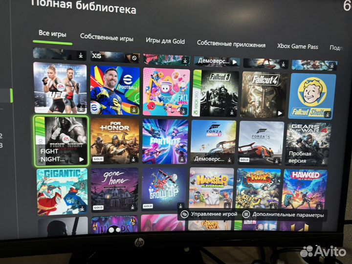 Xbox one 1tb с играми