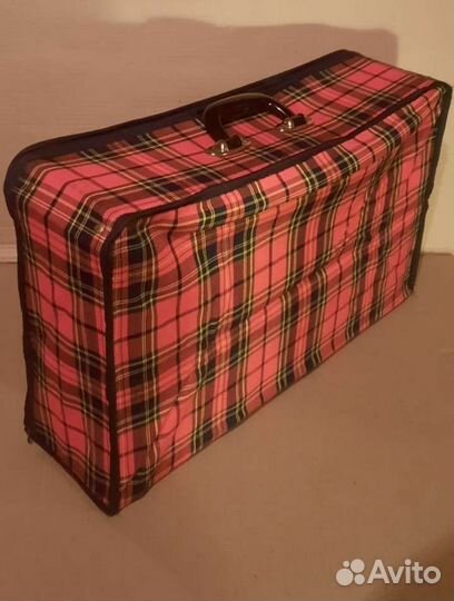 Чемодан складной СССР с сумкой для хранения