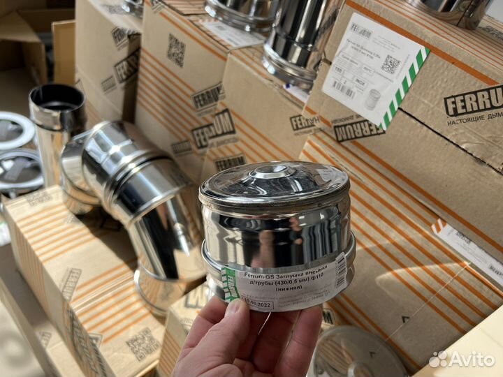 Заглушка на дымоход Ferrum