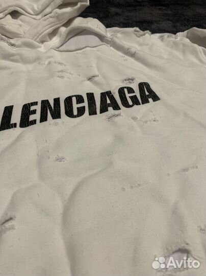 Balenciaga destressed hoodie