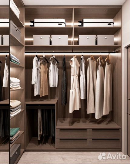 Гардеробная с гарантией на заказ