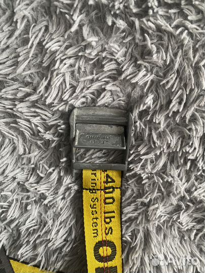 Желтый ремень off white оригинал