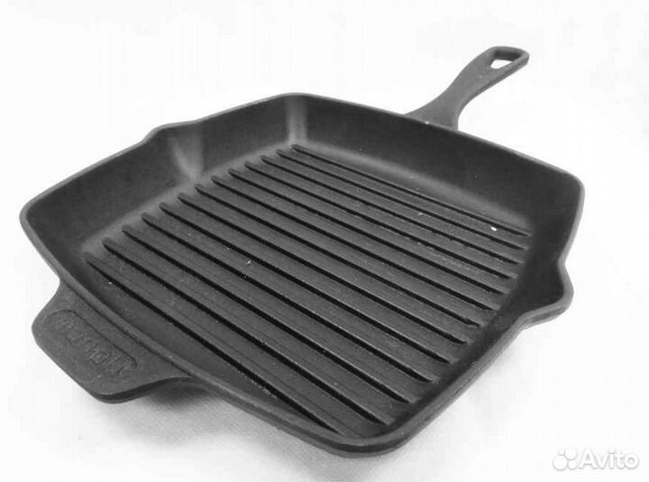 Чугунная сковорода гриль для костра
