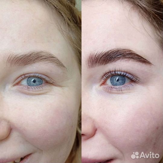 Коррекция, окрашивание бровей