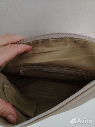 Сумка женская натуральная кожа кросс-боди б/у