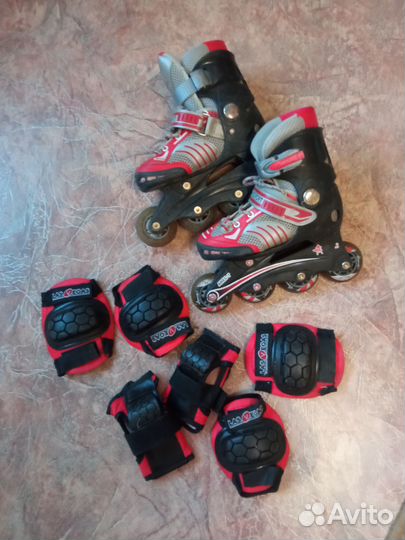 Роликовые коньки детские раздвижные