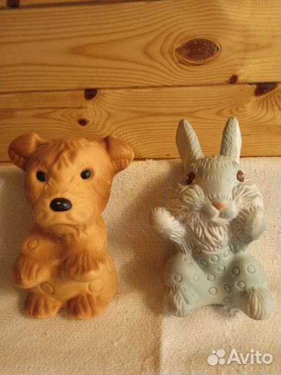 Резиновые игрушки времен СССР