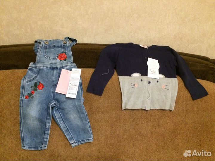 Детская одежда с 3 месяцев до 5 лет