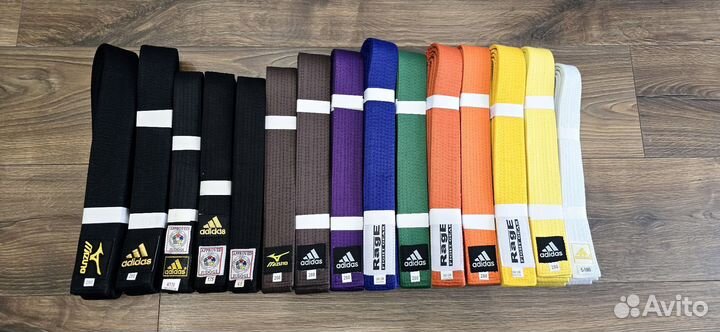 Пояс для дзюдо Adidas и Mizuno IJF