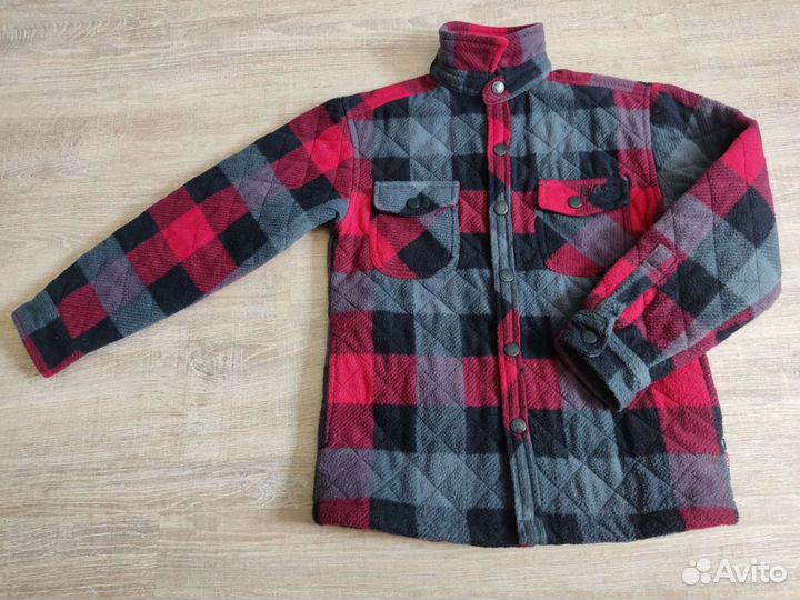 Утепленная рубашка для мальчика
