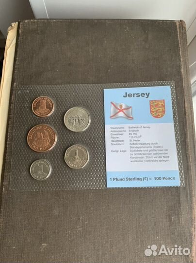 Набор монет Джерси 2002-2006