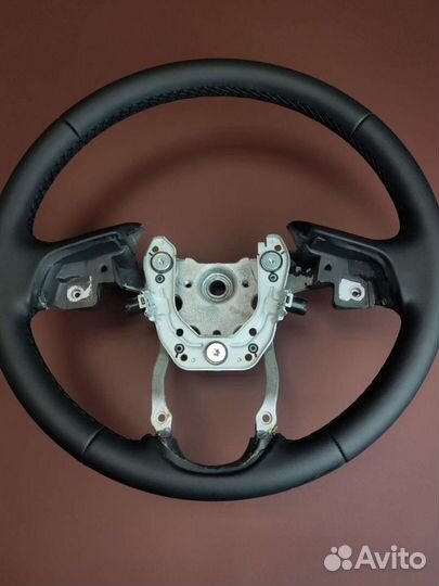 Руль Hyundai Solaris (2011-2017) перетянутый