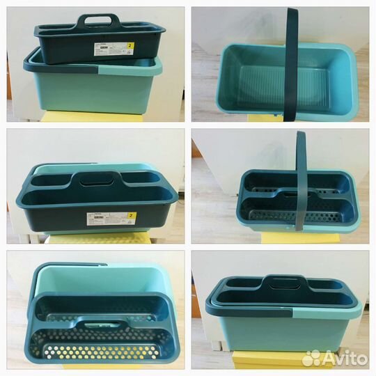 Ведро для уборки и контейнер/Pepprig/Пеприг, новое