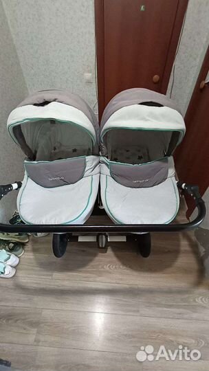 Детские коляски для двойни бу