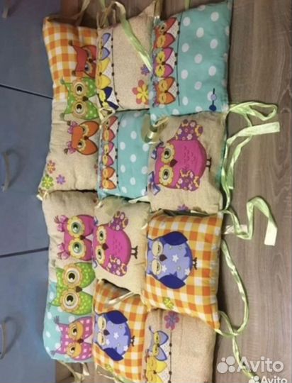 Бортики и комплект в кроватку