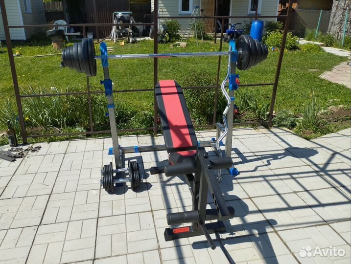 Спортивный комплекс (общий вес 120 кг)