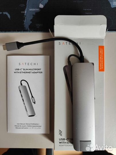 Адаптер USB type-c Satechi ST-ucsma3M