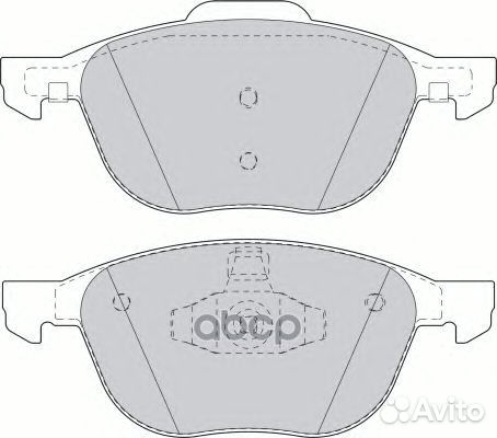 1082 00 1093 000B-SX колодки дисковые п Ford