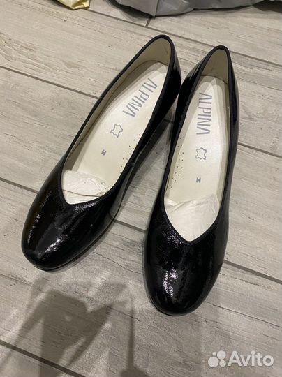 Туфли женские кожаные 38 размер