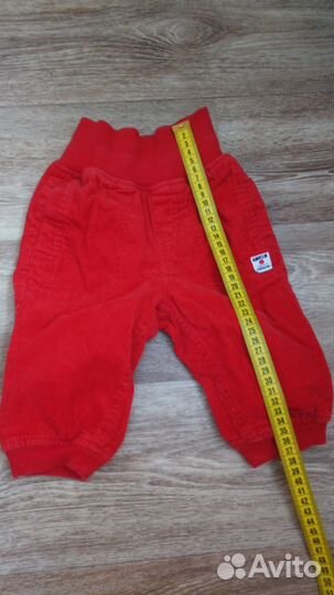 Вельветовые брюки Chicco для девочки 6 мес