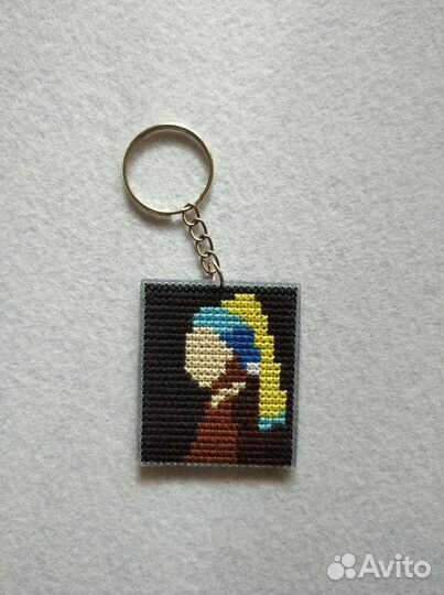 Брелоки ручной работы (вышивка)