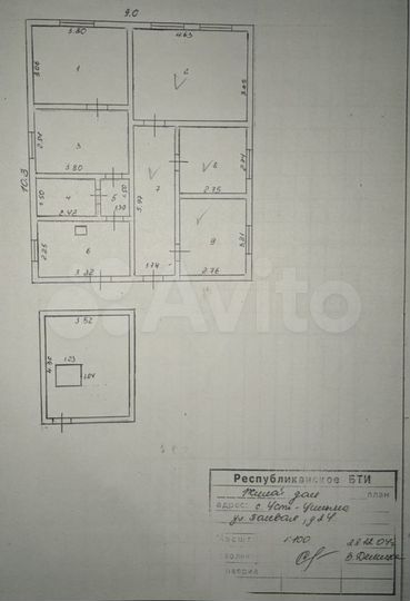 Дом 92,9 м² на участке 9 сот.