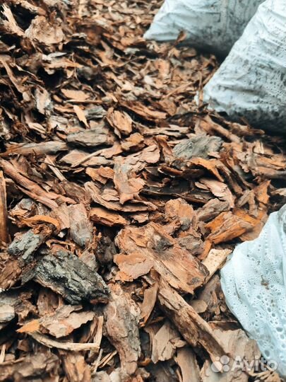 Кора мульча в мешках