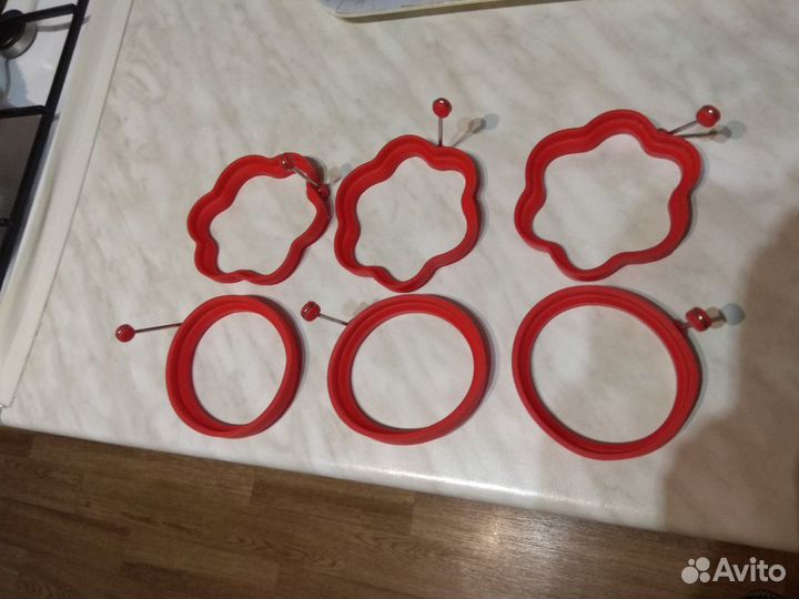 Силиконовые формы для жарки яиц и оладушек