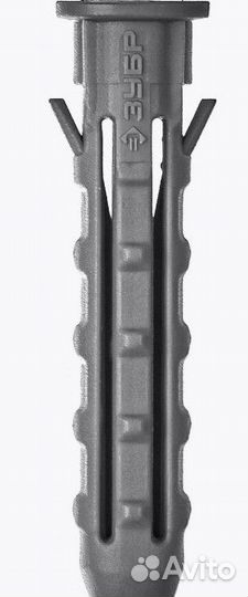 Дюбель распорный полипропилен, Зубр, 6x40, 800шт