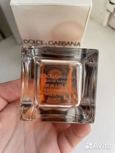 Dolce gabbana парфюмерия