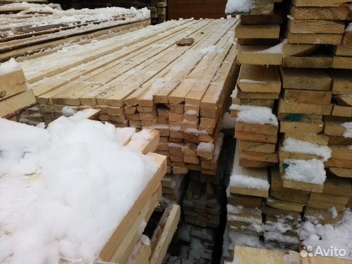Брусок обрезной естественной влажности хвоя 2 сорт