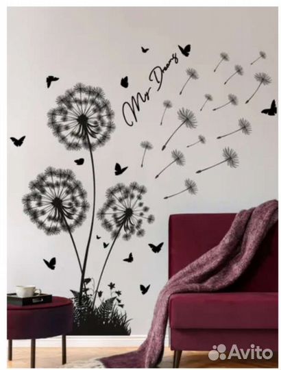 Интерьерные наклейки