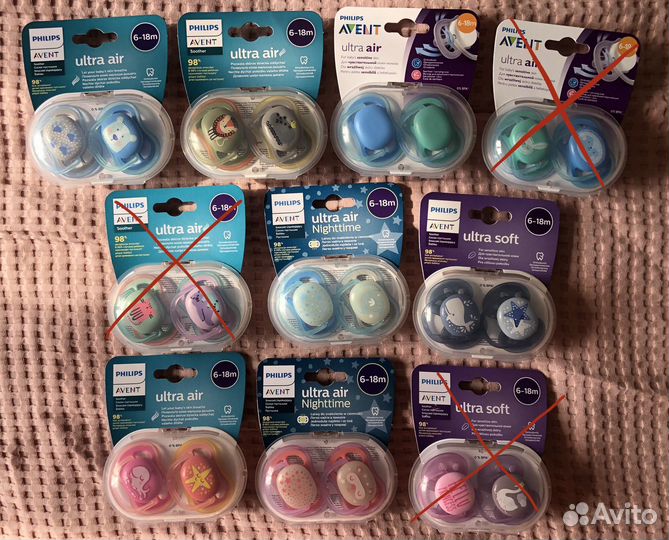 Соски пустышки Avent