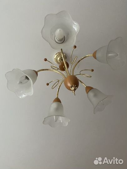 Люстра потолочная подвесная бу