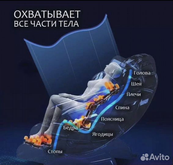 Массажное кресло новое
