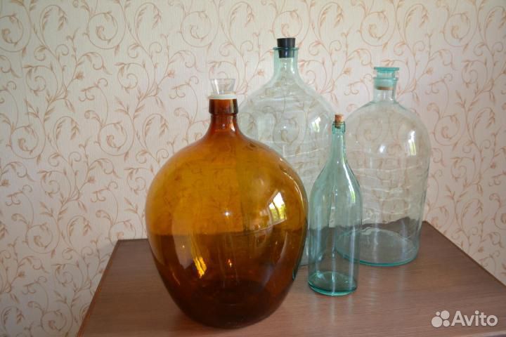 Бутыль стеклянная 34 литра
