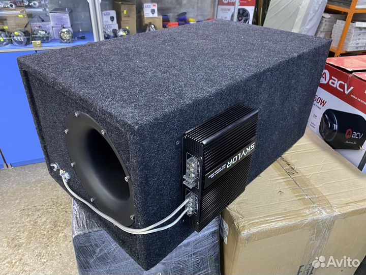 Сабвуфер + усилитель