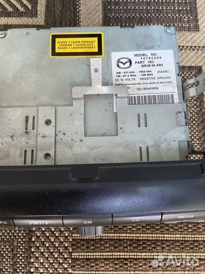 Магнитола mazda 3 bk