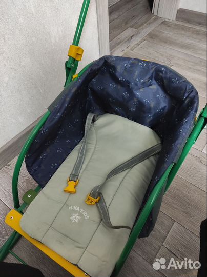 Детские санки на колесах