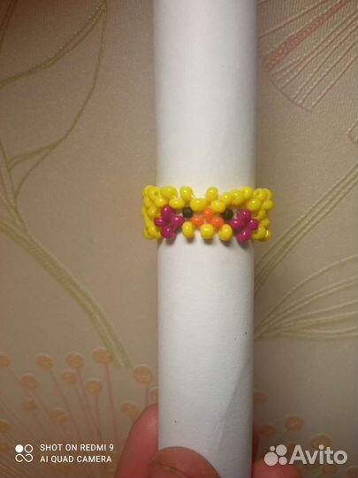 Колечки из бисера