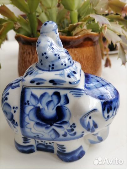 Чайница гжель, новая