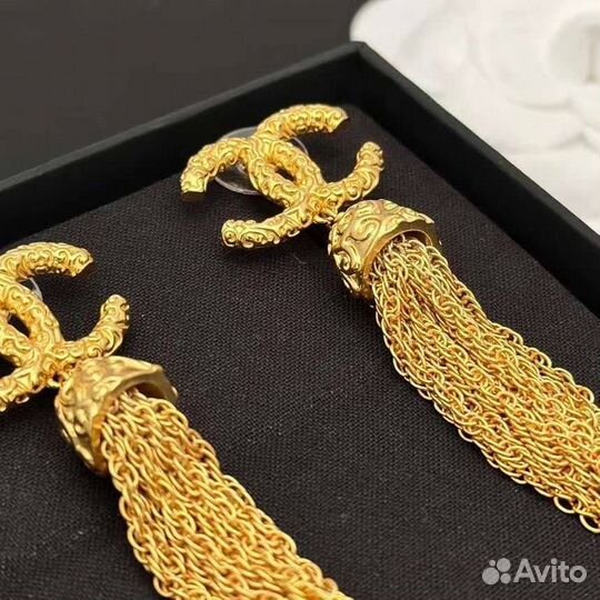 Серьги Chanel