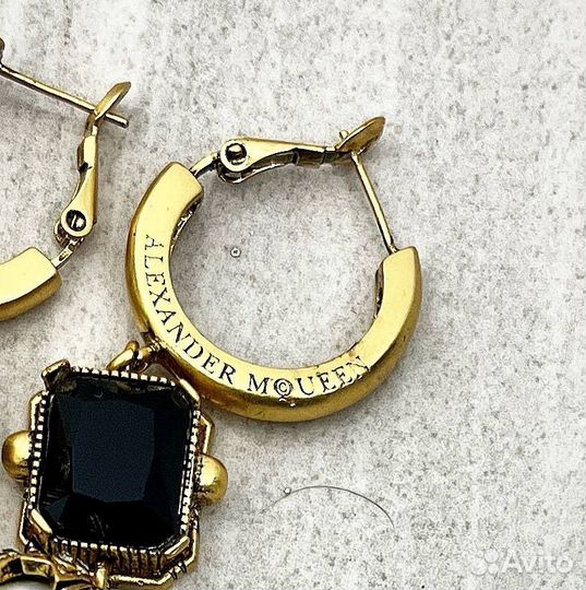 Серьги Alexander mcqueen