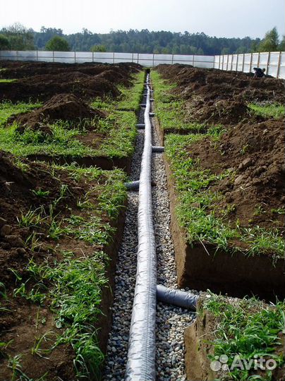 Дренажные трубы. водоотведение. дренаж