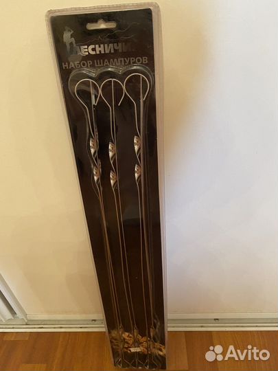 Набор для шашлыка 6 штук, 60 см длина