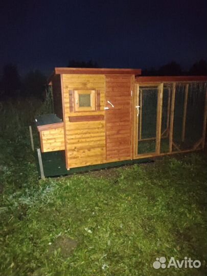 Курятник зимний на 10-15кур