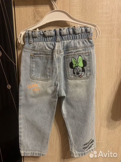 Джинсовый костюм для девочки 86