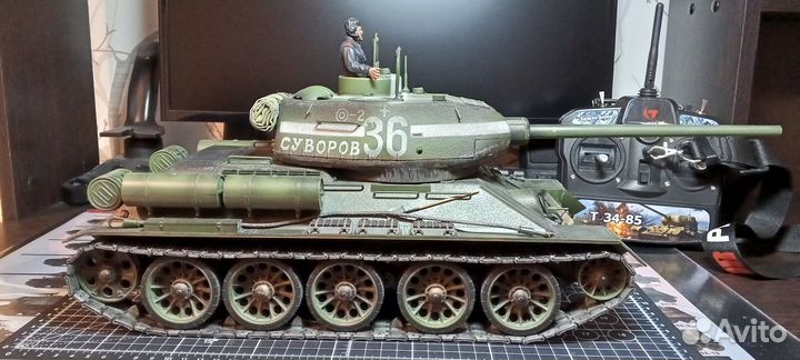 Радиоуправляемый Т-34-85 в масштабе 1/16 от «taige