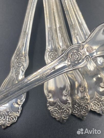 Ложки «Серебряная Роза» Кольчугино СССР